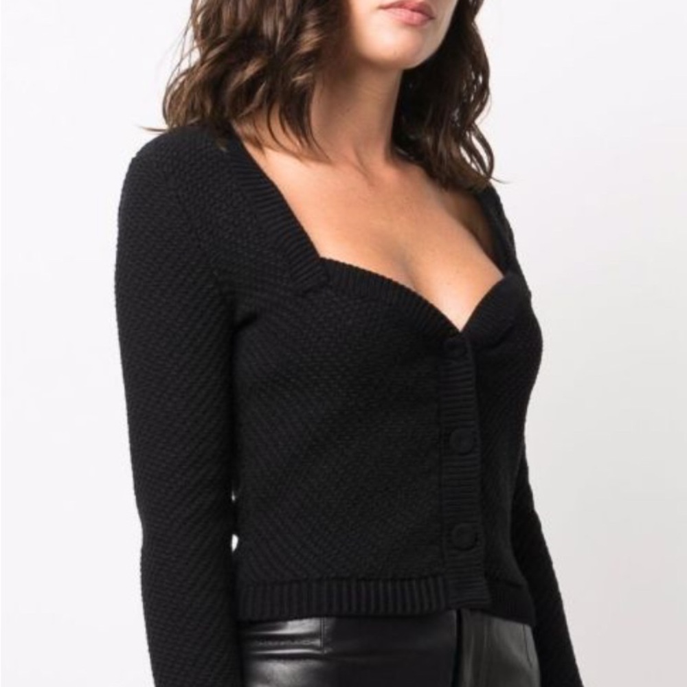 Nanushka Idris Top Black Small Cardigan